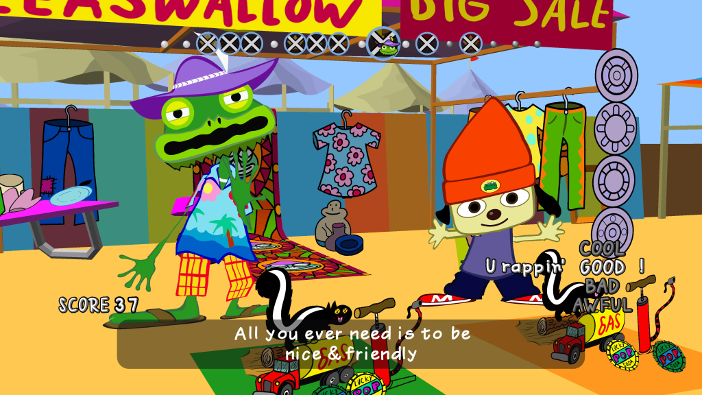 givemeskeletons – PaRappa the Rapper (1996)