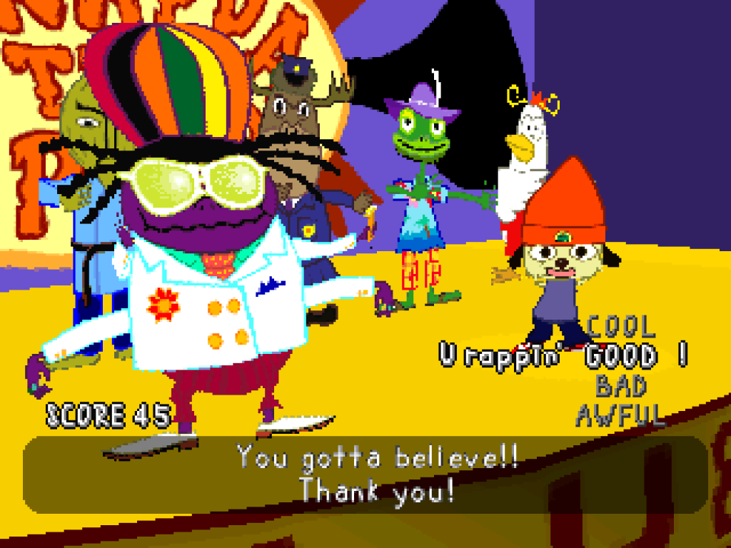 givemeskeletons – PaRappa the Rapper (1996)