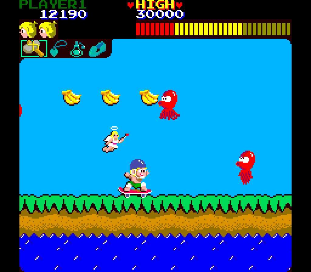 givemeskeletons – Wonder Boy in Monster Land (1987)